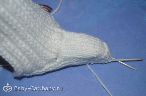 Как вязать мысок у носка на спицах Как вязать мысок у носка на спицах