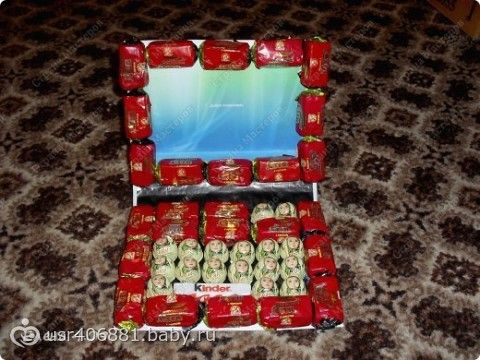 Подарок из конфет своими руками подруге Подарок из конфет своими руками подруге