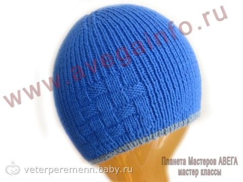 Вязание весенних шапочек для мальчиков Вязание весенних шапочек для мальчиков