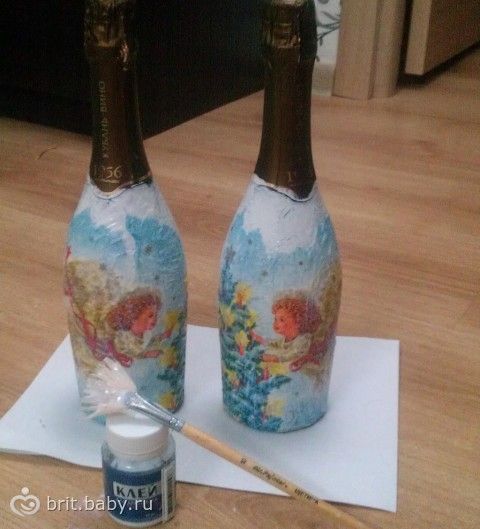 Декупаж по акриловой краске Декупаж по акриловой краске