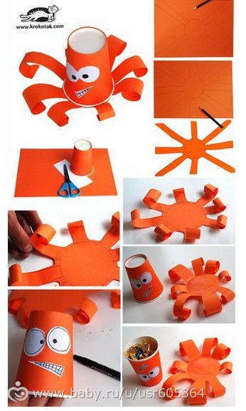 Поделки из бумажный стаканчик Поделки из бумажный стаканчик