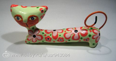 Фигурки из папье-маше мк