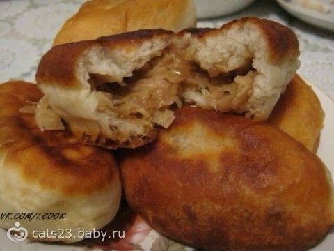 Теста для жареных пирогов с капустой Теста для жареных пирогов с капустой