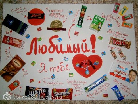 Мой плакат маме на день рождения Мой плакат маме на день рождения