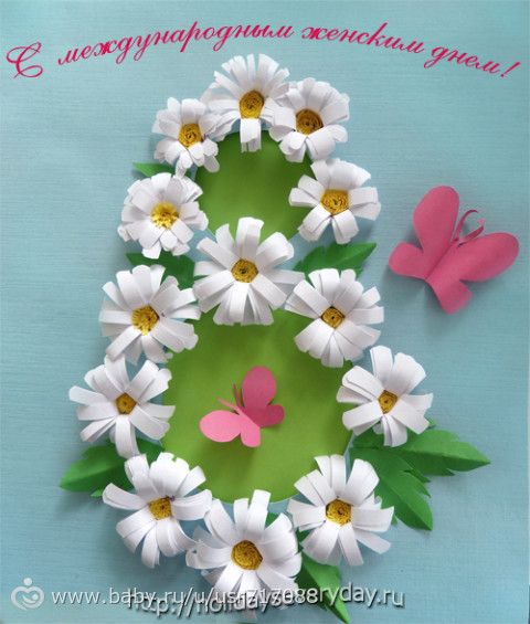 Плакат к 8 марта