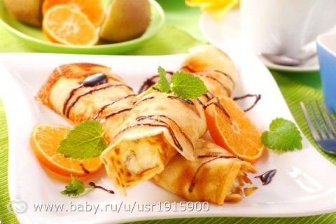 Овсяные блинчики с апельсиновой ноткой