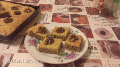 Моя чисто ореховая пахлава