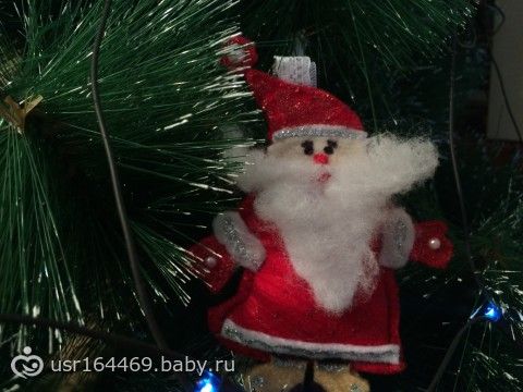 Кое-что пошила...новогодние игрушки для Илюшки!!!!