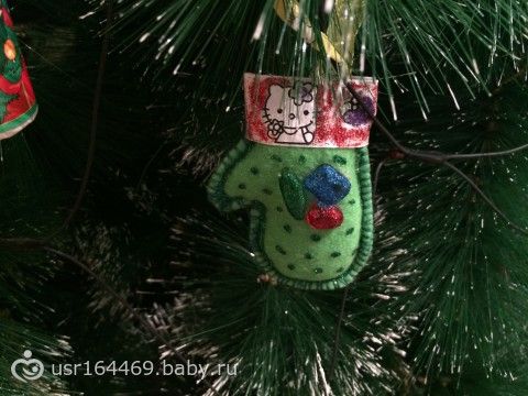 Кое-что пошила...новогодние игрушки для Илюшки!!!!