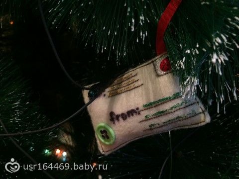 Кое-что пошила...новогодние игрушки для Илюшки!!!!