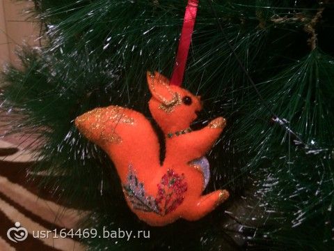 Кое-что пошила...новогодние игрушки для Илюшки!!!!