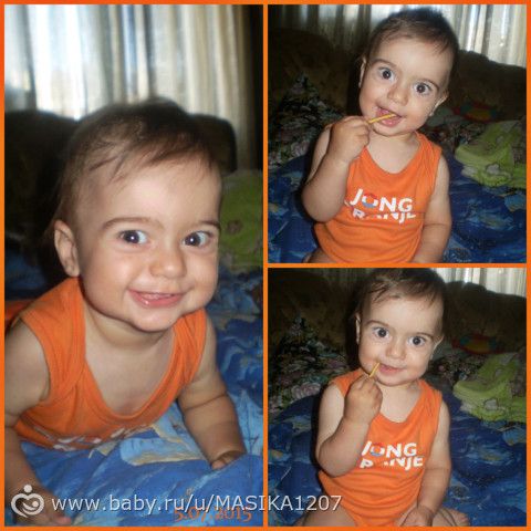 10 месяцев Никусику:))