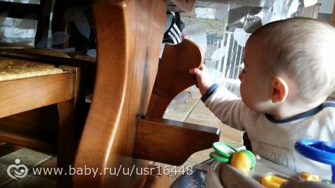 8 месяцев. Первый зуб. Прогулки на террасе. Наши &quot;пелюши&quot; и другие игрушки..