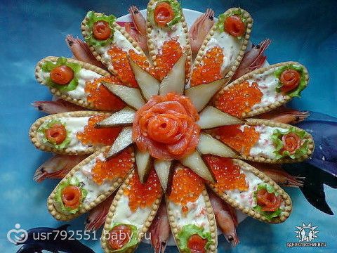 Закуски украшения фото