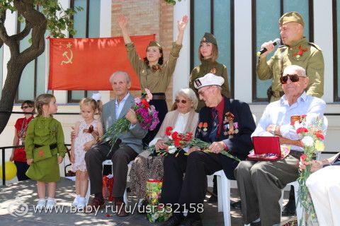 70-ти летие Дня Победы в Малаге. Всех с днем Победы!