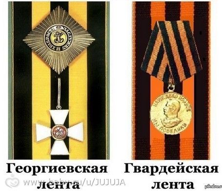 А вы знаете историю ленты? Гвардейской ленты?