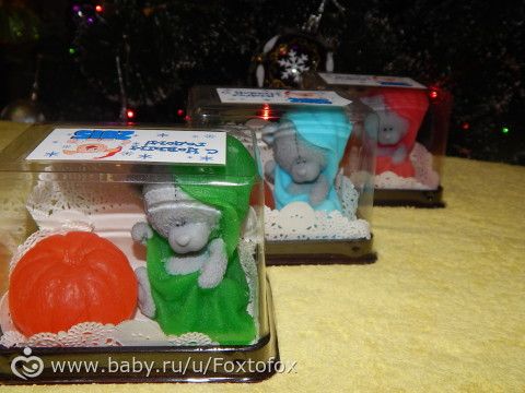 Новогодние мыльные презенты. Много фото