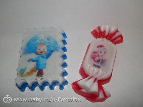 Новогодние мыльные презенты. Много фото