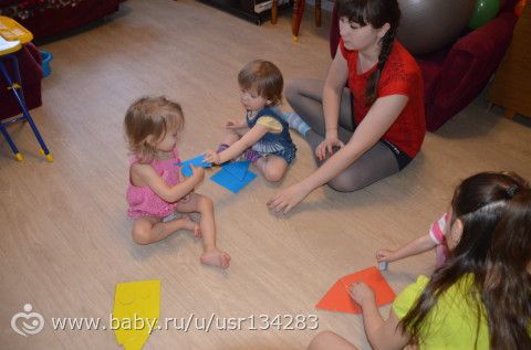 Наше сегодняшнее развивающее занятие
