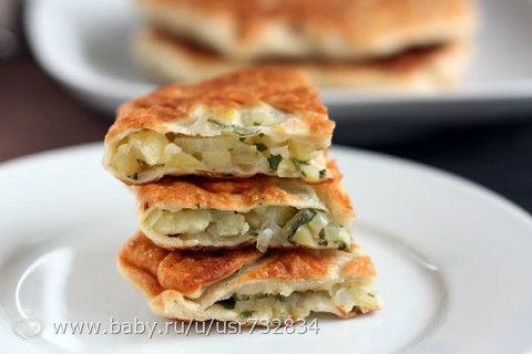 Плацинды с картошкой (Молдавское блюдо)