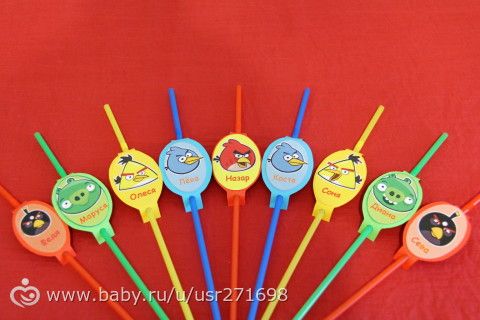 Оформления дня рождения в стиле Angry Birds