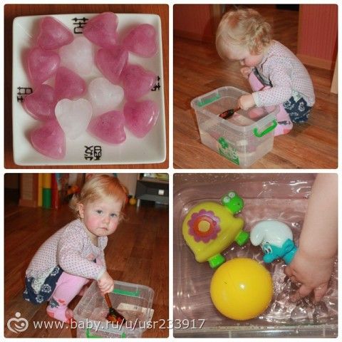 Сегодня у меня было немного больше свободного времени, так как дочке очень понравилось играть со льдом! Когда он растаял, мы по…