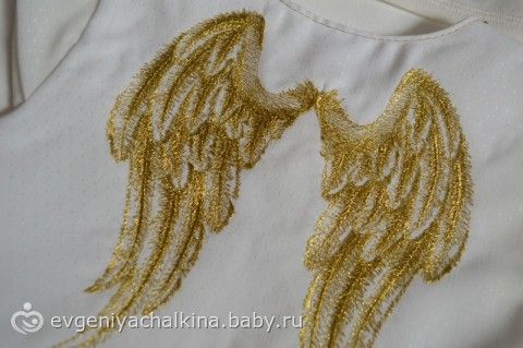 Крестильный комплект. Чудный ангелочек.
