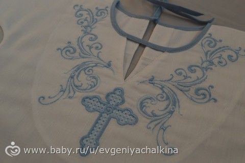 Крестильный комплект. Ручная работа.