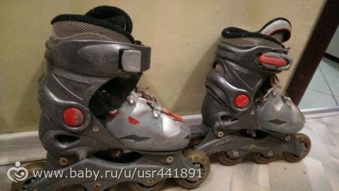 отдам ролики р-р 32-34, 34-37