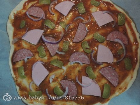 Пицца &quot;настоящая&quot;, очень вкусная.
