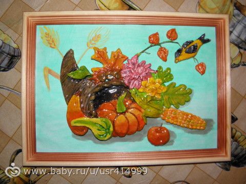 Картины из соленого теста