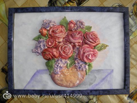 Картины из соленого теста
