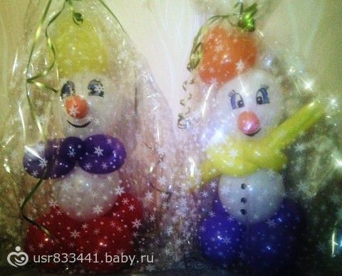 вот такие снеговики .... ( аэродизайн )