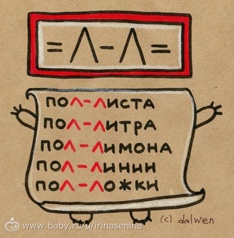 Потрясающие рисунки &quot;как говорить и писать грамотно&quot;. Советую для школьников, так и для мамочек)))