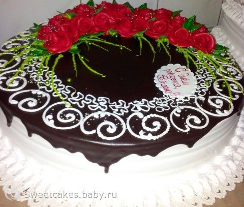 Оформить торт фото