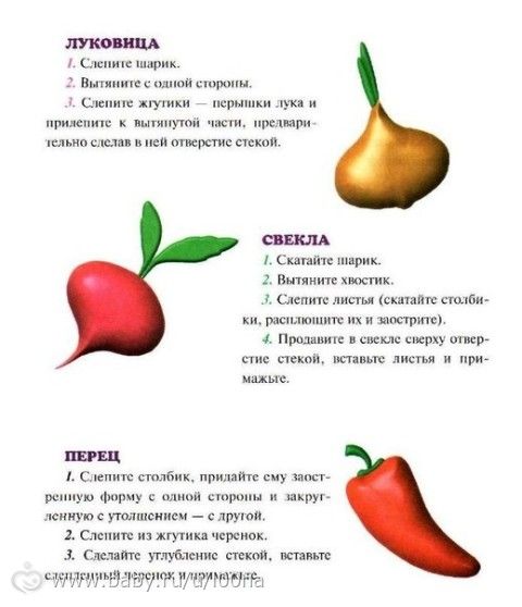 ДВМ. 4 марта. - Лепим овощи!