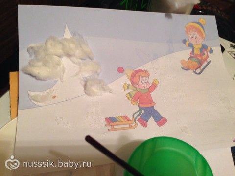 31 поделка до НГ - 8 и 9 день (аппликации и пазл)