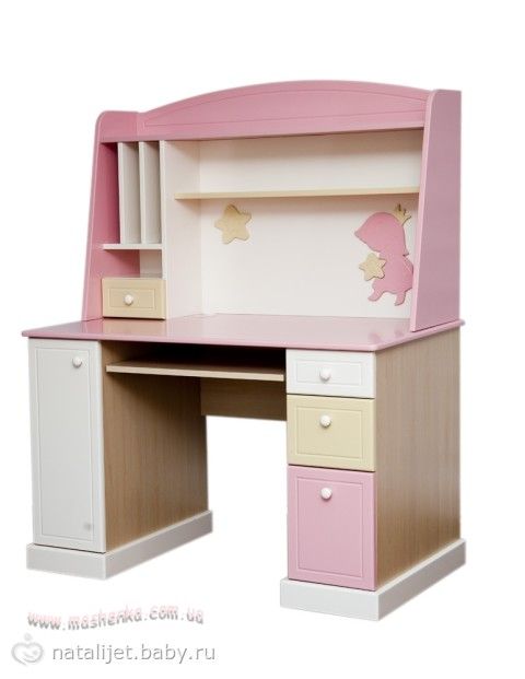 Стильный письменный стол для девочки