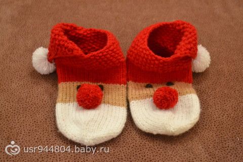 Новогодние носочки для фотосессии