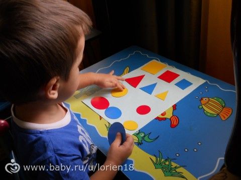 Изучили с сыном синий и голубой цвета)))