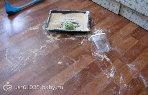 Мука-игрушки или как занять ребенка на два часа)))