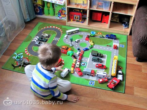 На дорогах пробки!!!... или наш новый коврик-развлекуха)