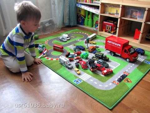 На дорогах пробки!!!... или наш новый коврик-развлекуха)