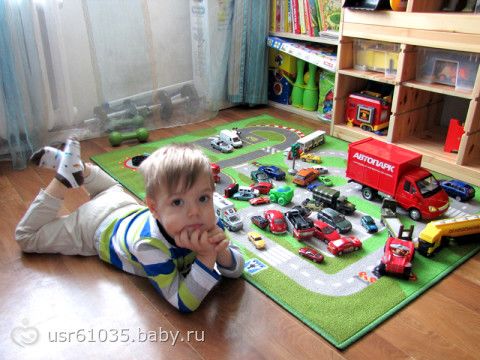 На дорогах пробки!!!... или наш новый коврик-развлекуха)