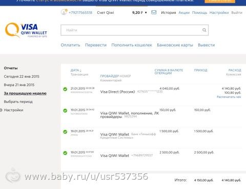 ОТЧЁТЫ по сбору для Дарины Горловой! С 17.01.2015