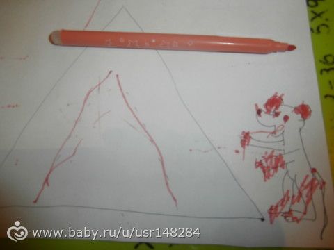 Успехи в рисовании, 1 год и 8 месяцев