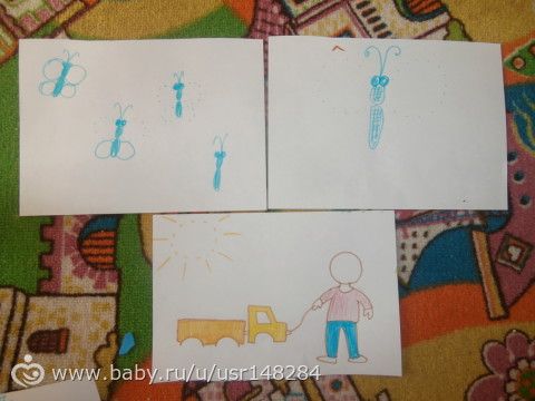 Графические задания для детей от 1,5 лет, примеры