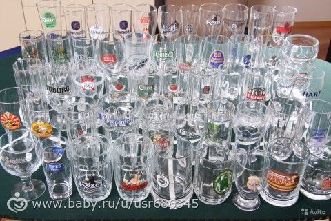 пивные бокалы и кружки