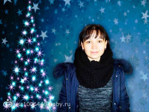 Шарф хомут для моей подружки