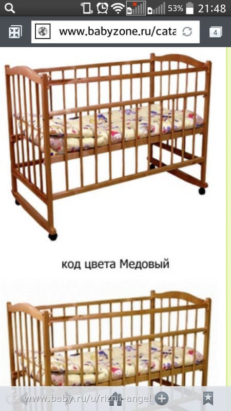 У кого кроватки с опускающейся планкой (механизм &quot;Ушко&quot;)